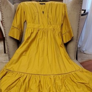 Mustard Gold Dress